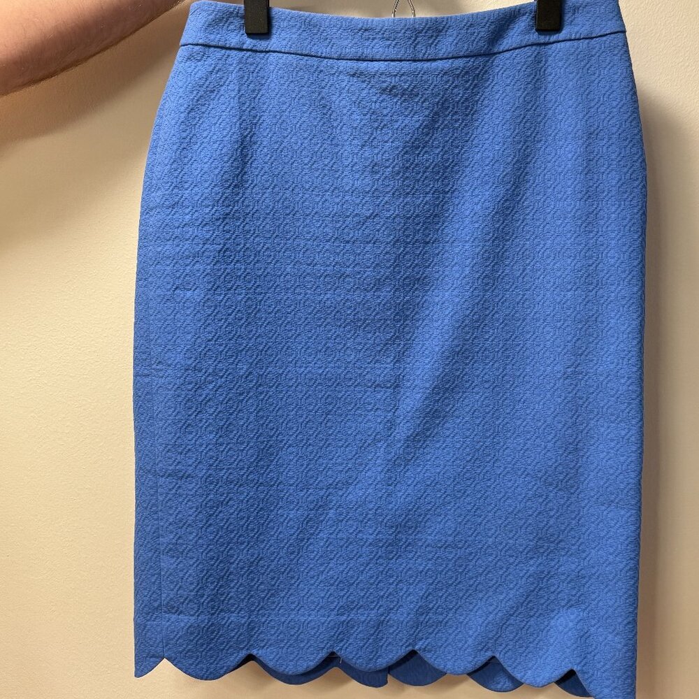 Talbots Textured Scallop Skirt